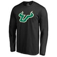 thumbnail image 2 of Men's Black South Florida Bulls Primary Logo Long Sleeve T-Shirt, 2 of 3