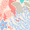 Coral, variant on Mainstays Drink Clip, Blue Stripe