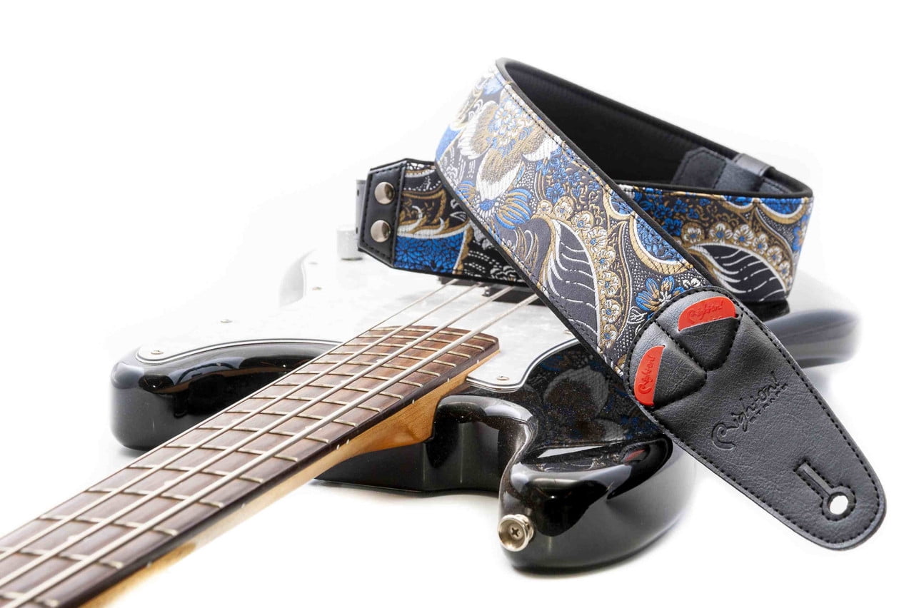 RightOn! Straps Mojo HOKKAIDO Guitar Strap BLACK