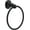 Matte Black, variant on Delta 76446 Ashlyn 6-3/8" Wall Mounted Towel Ring - Black