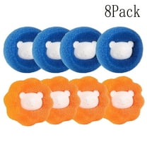 8Pack Reusable Dryer Balls, Pet Hair Remover for Laundry Reusable Lint Remover, Washing Machine Hair Catcher, Washing Balls Dryer Balls