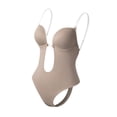 thumbnail image 3 of Body sin espalda cómodo para mujer con escote en V profundo que la figura femenina para vestidos con espalda baja. L, 3 of 8