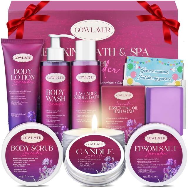 Set de regalo de spa GOWLAVER Relaxing Bath & Spa para mujer