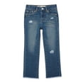 thumbnail image 4 of Levi Strauss Signature Girls Heritage Ankle Straight Jeans, Sizes 5-18, 4 of 6