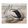 thumbnail image 3 of Designart 'Ancient Australian Birds VIII' Traditional Print on Natural Pine Wood, 3 of 5
