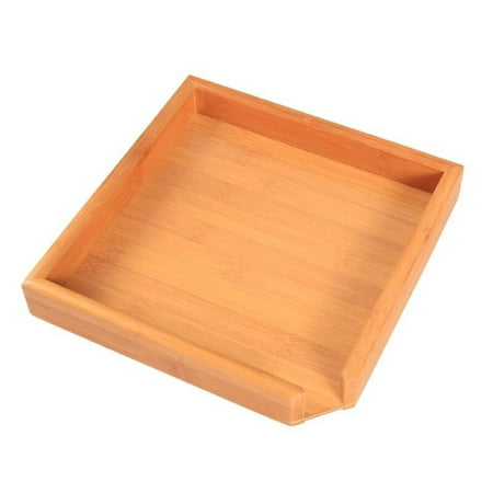 

Saisrt Square Bamboo Tea Tray Tea Tray Tea Ceremony Container Storage Tray Tea Set Gadget