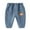 Light Blue, variant on KAUOD Toddler Girl Boy Pants Jeans, Kids Elastic Waist 𝐂artoon Soft Denim Pants, Baby Boys Casual Pull On Trousers