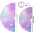 thumbnail image 3 of FMSHPON Rainbow Galaxy Xmas Christmas Tree Skirt Stand Mat for Holiday Party Decoration Indoor Outdoor 36 inches, 3 of 6