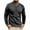 Dark Gray, variant on Men's Casual Henley Shirts Classic Button Long Sleeve Cotton T-Shirt Spring Fall Basic Tees Solid Color Lightweight Pullover Tops