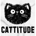 thumbnail image 2 of Cattitude Funny Cat Ladies Pet Lovers Bodysuit Jumper Girls Infant Baby Brisco Brands 12M, 2 of 6