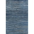 thumbnail image 1 of Bashian R129-AZ-6X9-HG238 Bashian Greenwich Collection Abstract Contemporary Wool & Viscose Hand Tufted Area Rug, Azure - 5 ft. 6 in. x 8 ft. 6 in., 1 of 4