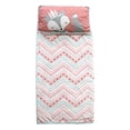 thumbnail image 2 of Lambs & Ivy Tapis de Sieste Little Spirit, Corail/bleu/blanc, 2 of 3