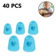 thumbnail image 2 of Silicone Guitar Finger Guards, Guitar Fingertips, Finger Protection Caps, Guitar Fingertip Protectors, Finger Guards for Ukulele, Finger Guards for Bass, 5 Sizes 40 pieces, 2 of 9