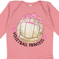 thumbnail image 4 of Inktastic Volleyball Princess- Tiara Girls Long Sleeve Baby Bodysuit, 4 of 5