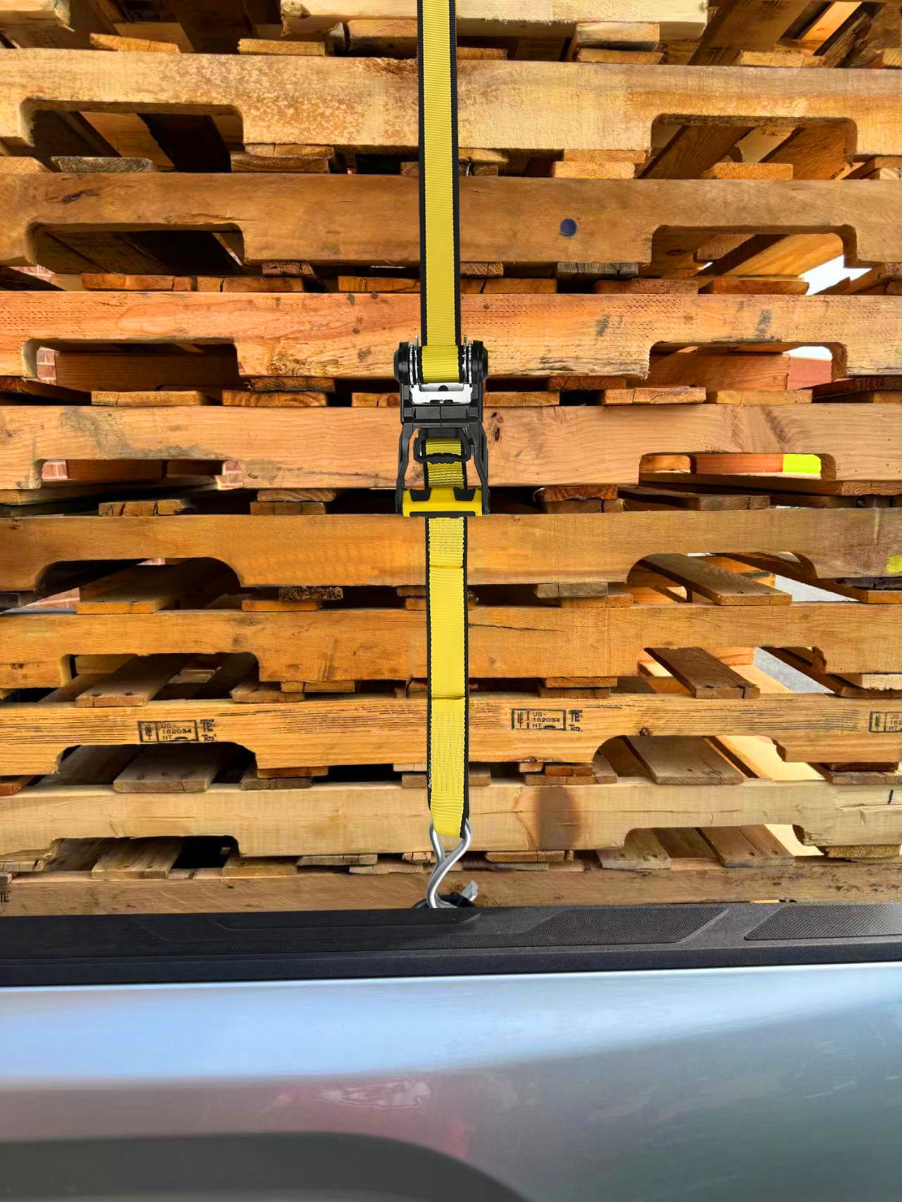 (2 pack) Xstrap 1.5”x14' Aluminium Tie-Down Ratchet 1666lbs WLL with Ball Bearing for Smooth Ratcheting Handle & Double S Hooks and Soft Loops 2-Pack