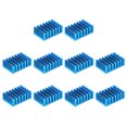 thumbnail image 1 of Unique Bargains 30x20x10mm Tampon Thermique Radiateurs en Aluminium Radiateurs Électroniques Bleu 10 Pcs, 1 of 4