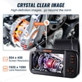 thumbnail image 4 of VEVOR Triple Lens Endoscope Camera, 4.5" IPS Screen Borescope Inspection Camera with 1080P Lens, Semi-rigid Snake Cable, 8 Lights, 2860 mAh Battery, Waterproof Endoscope for Auto, Wall, Drain, 4 of 9