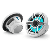 JL Audio M6-650X-S-GwGw-i 6.5" Marine Coaxial Speakers w/ RGB LED (Gloss White)