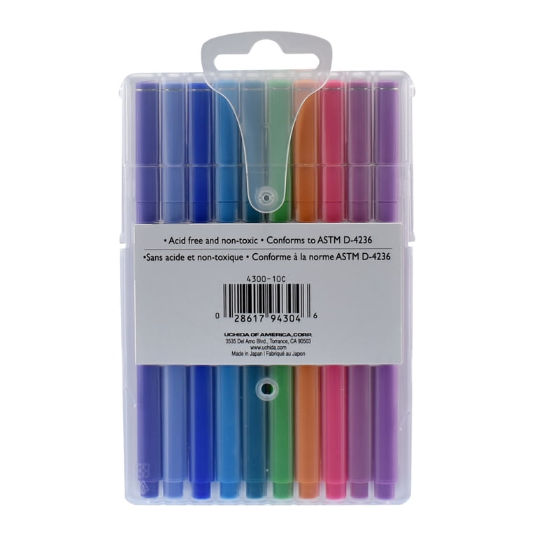 Marvy Uchida Le Pen Felt Tip Pens, Bright, 10 Count photo 6