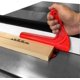thumbnail image 2 of Woodworking Safety Push Sticks 4-Pack, Plastic Table Saw Accessories with Ergonomic Handle, Anti-Kickback Hand Saw Guide for Woodworkers (Red), 2 of 5