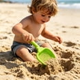thumbnail image 4 of CHENjy Portable Outdoor Shovel for Camping, Plastic Beach Digging Tool with Ergonomic Grip, Multipurpose Garden Toy for Summer Outdoor Play, Yellow, 4 of 7