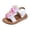 Multicolour, variant on Girl's Comfortable Walking Sandals Non Slip Outsole Everyday Casual Shoes for Toddler Little Kid(Coffee,4)
