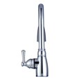thumbnail image 3 of Dura Faucet Robinet DF-PK160-CP Utilisé pour Cuisine; Pièce Unique 8 Pouces Montage sur Plateau; Bec Rétractable 15 Pouces; Poignée à Levier Unique; Chromé/plastique; Application 1 Trou/3 Trous, 3 of 7