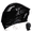 Black & White, variant on DOCRELD DOT Bluetooth Modular Motorcycle Helmet,black/Transparent lens Motorcycle Helmet,Dual Visor Full Face Flip up Integrated Motorcycle Helmets,Built-in Dual Speaker Microphone,Adults Men Women