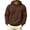 Brown3, variant on StSilkitty Mens Casual Hoodies Printed Solid Color Long Sleeve Hooded T-Shirts with Pocket Lightweight Comfy Sweatshirt