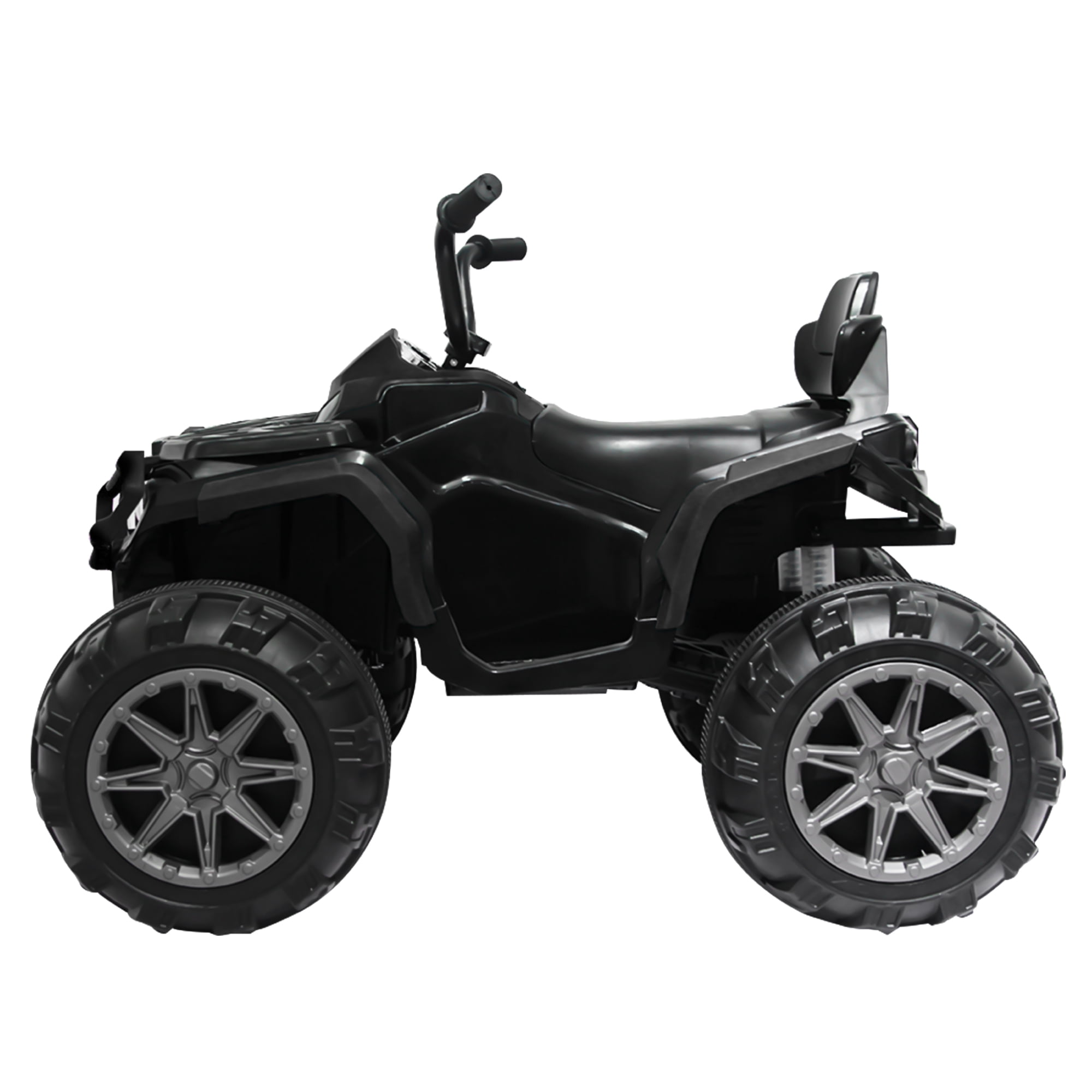 BKIRNP Pink 24V Kids Ride-On ATV Off-Road Quad Car 5mph Electric Car with 2 Speeds and Bluetooth Music