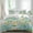 Blue, variant on Cute Green Umbrella Set of 4 Bedding Quilt Covers, Cartoon Rain Boots Yellow Ombre 4-Piece Bed Sheet Set with Extra Soft Bed Sheets Quilt Cover Pillowcase, Twin