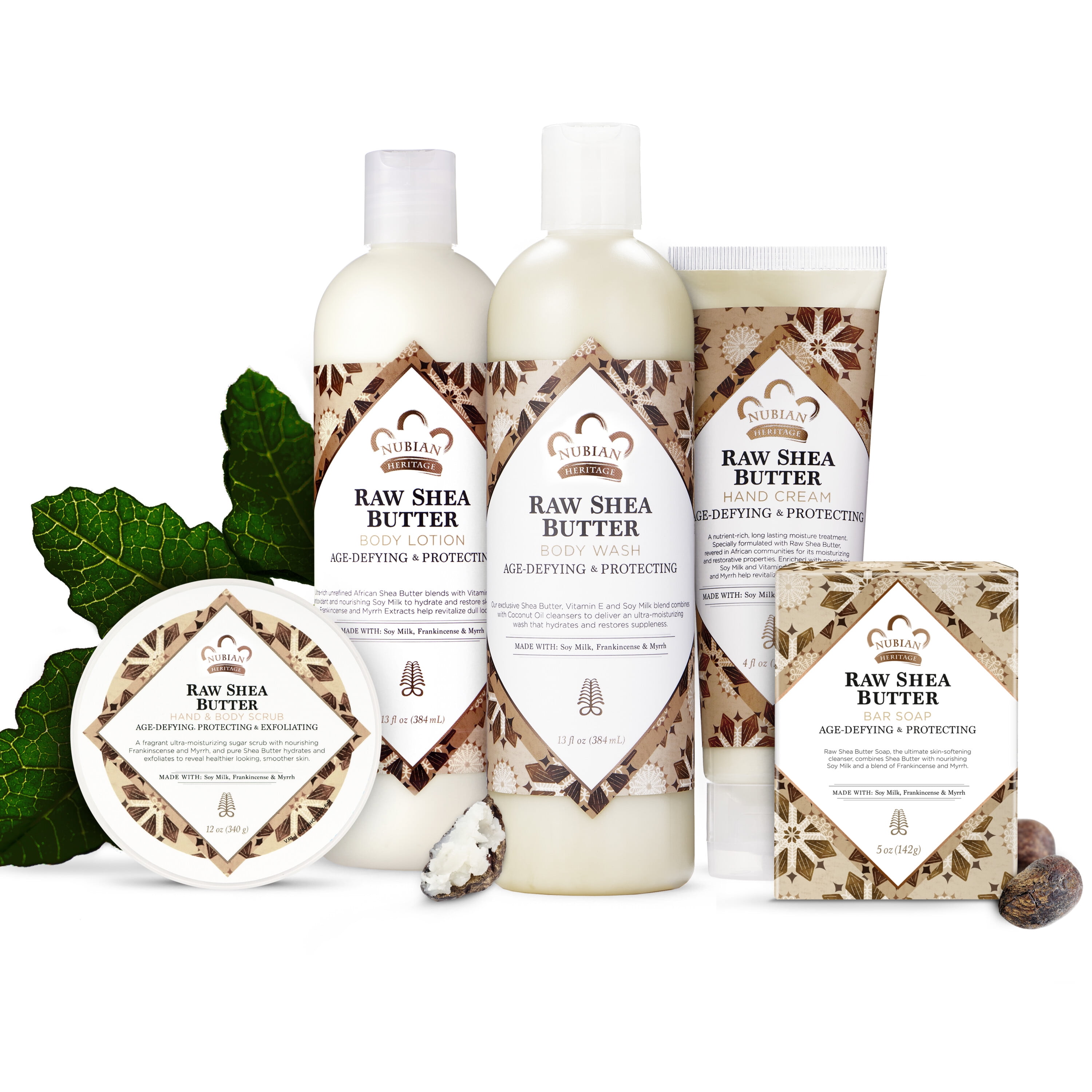 (3 pack) Nubian Heritage Bar Soap for Dry Hands Raw Shea Butter Cruelty Free Skin Care, 5 oz