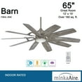 thumbnail image 5 of Minka Aire Fans - Barn - Smart Ceiling Fan with Light Kit in Contemporary Style, 5 of 7