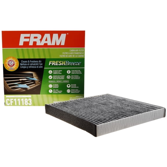 FRAM Fresh Breeze Cabin Air Filter with Arm & Hammer Baking Soda, for Select Dodge and Jeep Vehicles Fits select: 2011-2018,2020-2022 JEEP GRAND CHEROKEE