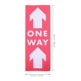 thumbnail image 2 of WASHWEPE PVC Arrow Stickers 5Pack Watermelon Red For Indoor Outdoor Directional Use, 2 of 8