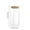 🔥 Clear_New#3765, variant on Borosilicate Glass Cola Cup with Wooden Lid | 16oz Clear Reusable Straw Mug | Eco-Friendly Leak-Proof Tumbler for Iced Coffee, Milk, Water | Transparent Drinkware 7.5x15cm