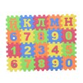thumbnail image 4 of Lubelski 60Pcs/Set Russian Alphabet Carpet Baby Kids Education Toy Preschool Learning Mat, 4 of 6