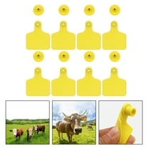 YEAHIBABY Yeahibaby 100Pcs Premium Tpu Yellow Cattle Tags for Easy Farm Use