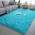 thumbnail image 2 of Alfombras peludas y esponjosas para dormitorio, sala de estar, alfombras ultrasuaves y esponjosas para niñas y niños, sala de juegos, decoración moderna del hogar, alfombras suaves y esponjosas., 2 of 5