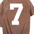 thumbnail image 5 of YHAJDS Men Tops Summer Casual T-shirt,T-shirt for Men Unisex Number 7 Print Crew Neck Pullover Short Sleeve Shirts for Men Fashion Daily Top, 5 of 5