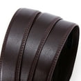 thumbnail image 3 of Men's Ratchet Belt Strap 35mm Width Only Replacement Leather Belt For Automatic Belt Buckle, 3 of 4