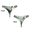 thumbnail image 3 of Balery Majestic Ostrich In Forest Tangas de Algodón para Mujer con Estampado – Ropa Interior Sexy, Transpirable, G-string-Small, 3 of 6