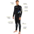 thumbnail image 7 of Cressi 7mm Castoro Men's Full Wetsuit, 7 of 7