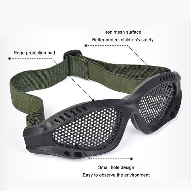 Wire Mesh Goggles for Paintball Guns High Quality Airsoft Game Protector for Hiking Hunting Use