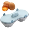 thumbnail image 1 of Hervidor de huevos para microondas, Hervidor de huevos de plástico, Hervidor de huevos de doble taza, Hervidor de huevos, Hervidor de huevos para microondas, Hervidor de huevos para desayuno rápido(az, 1 of 4