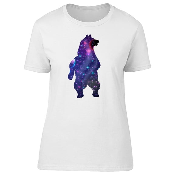 Silhouette Cosmic Bear Tee Men's -Image by Shutterstock