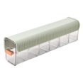 thumbnail image 4 of Organizador de Calcetines Macarena Colgante 2 Piezas Verde Claro y Blanco, 4 of 5