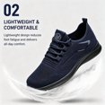 thumbnail image 4 of CHICVOMEY Comfortable Sneakers for Men Lightweight Mesh Running Shoes Stylish Cushioned Walking Shoes Suitable for Hiking Travel and Daily Wear, 4 of 8