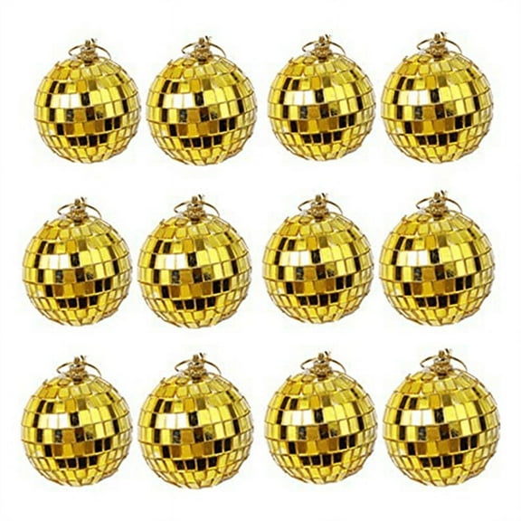 New Arrivals 12-Piece Mirror Disco Ball Decoration, Party or DJ Lighting Effects