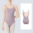 thumbnail image 5 of QHFBli Ballet Leotards for Women, Backless Camisole Bodysuit With Adjustable Straps, Full Lining Dancewear, 5 of 7